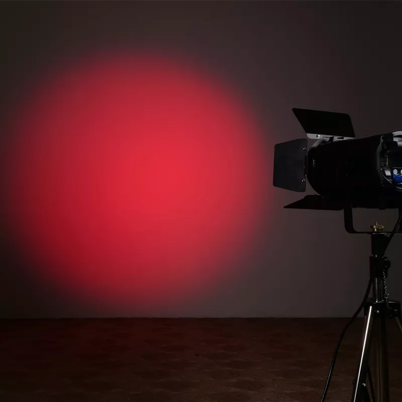 05 300W 350W RGBW RGBAL COB Fresnel Lamp Spot Light 2700-12000K CCT Manual Auto 15-50Deg Zoom Four Dim Curve Adjustable Frequency LCD Touch RDM DMX Aluminum IP20 Stage Spotlight Studio Equipment Indoor Theatre Wedding Accent Lighting Unit Commercial Event Broadcast Fill Lamp