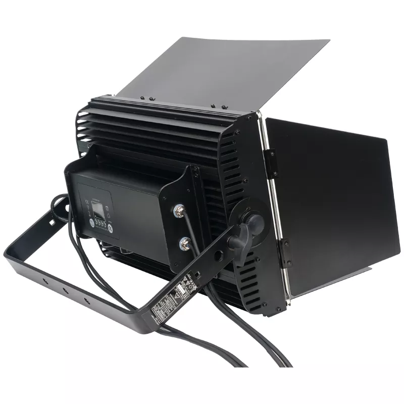 05 320W 108×3W RGB CW WW LED Flood Panel 60Degree Fixed Beam Ra≥90 Fanless Aluminum IP65 DMX Master Slave Auto 1/3/6CH Linear Dimming Strobe Stage Wash Light Outdoor Indoor Performance Fixture Professional Event Backdrop Lighting Equipment for Theatre Wedding Outdoor Stage Decoration