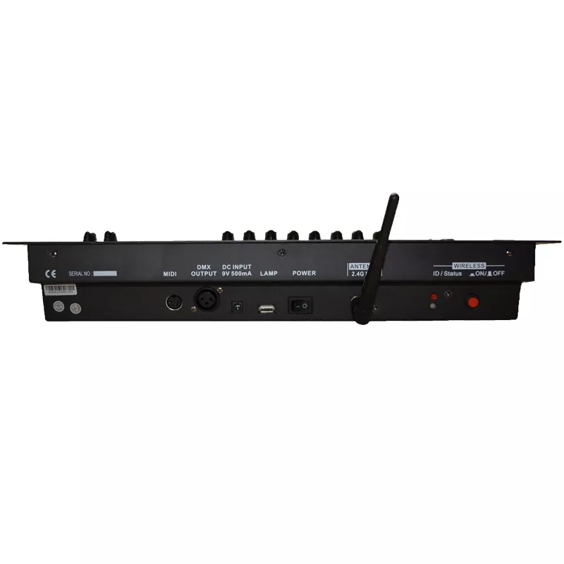 05 192CH DMX512 Controller 12 Fixtures 30 Banks 240 Scenes 6 Chases Tap-sync Beat MIDI Auto-save Rack Mount 3Pin XLR 2.0Kg Professional Lighting Console Stable Stage Controller 192 Channel Lighting Controller 6 Chase Groups Universal DMX Controller