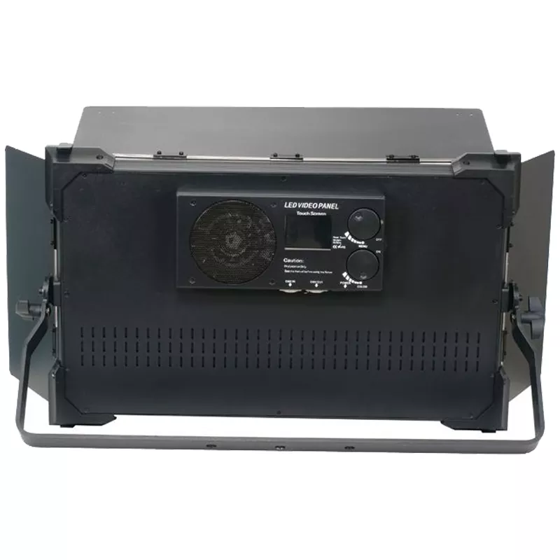06 220W Bi-Color LED Video Panel 1920×0.2W Meanwell Driver Ra≥95 3000K-6000K DMX RDM Touchscreen 4 Dimming Curves Silent Fan Aluminum Studio Fill Lamp Commercial Recording Venue Illumination Device for Photography Wedding Livestream Stage Performance Lighting