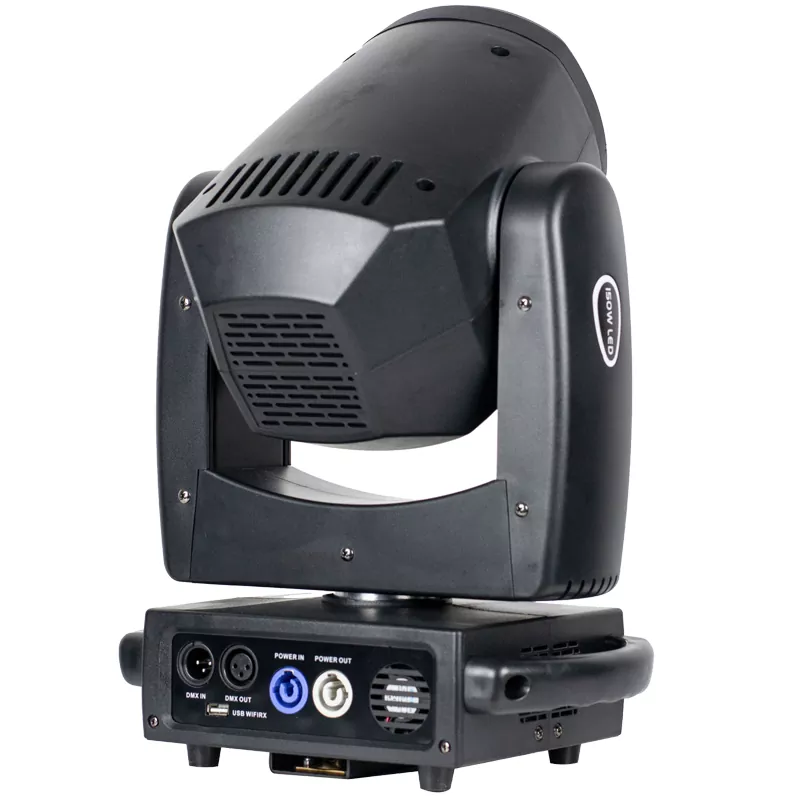 06 150W LED Spot Zoom Moving Head 180W DMX 9-14° Zoom 540°190° Dual Prism OLED Stage Light Electronic Focus Multi Strobe Fixture OLED Equipment Indoor Performance Lamp for KTV Show Venue Banquet Party Livehouse Wedding Stage