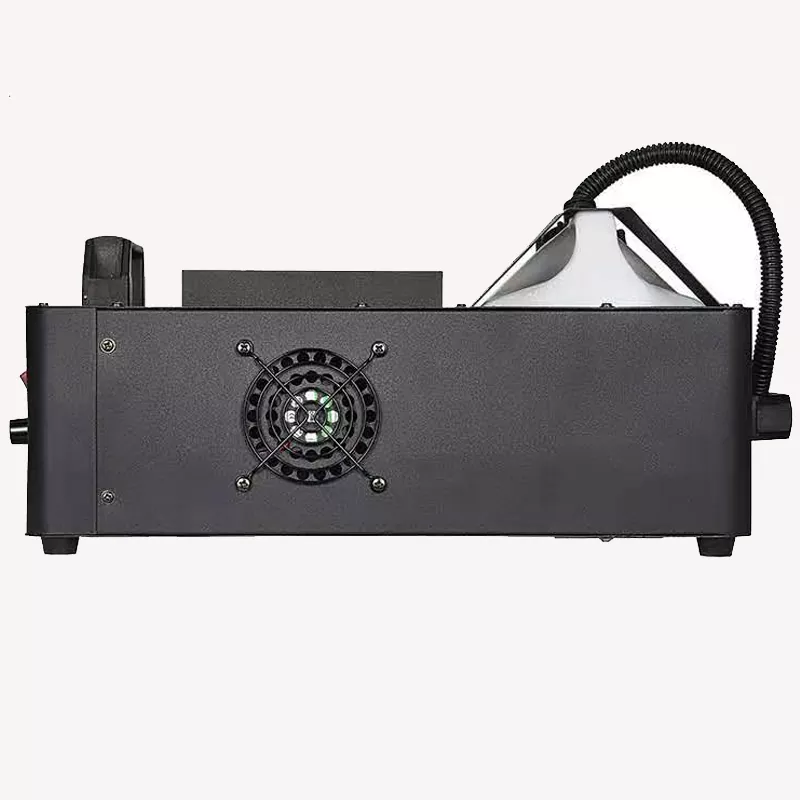 08 1500W Up Spray Fog Machine 24×3W RGB LED 5000 CFM Output 6CH DMX Remote Control 6-8m Height Multi-Angle Stage Smoke Device Indoor Outdoor Performance Effect Versatile Stage Event Fog Equipment