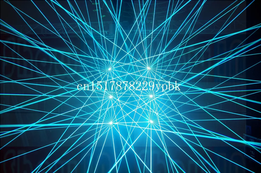 15W RGB Diode Laser 40KPPS 50° Scanner Analog Modulation IP51 18/25CH DMX ILDA Sound Auto Master-Slave Support RJ45 DB25 XLR Ports TF Card Multi Safety Interfaces 300W Stage Lighting Device Indoor Outdoor Performance Equipment Professional Laser Projector
