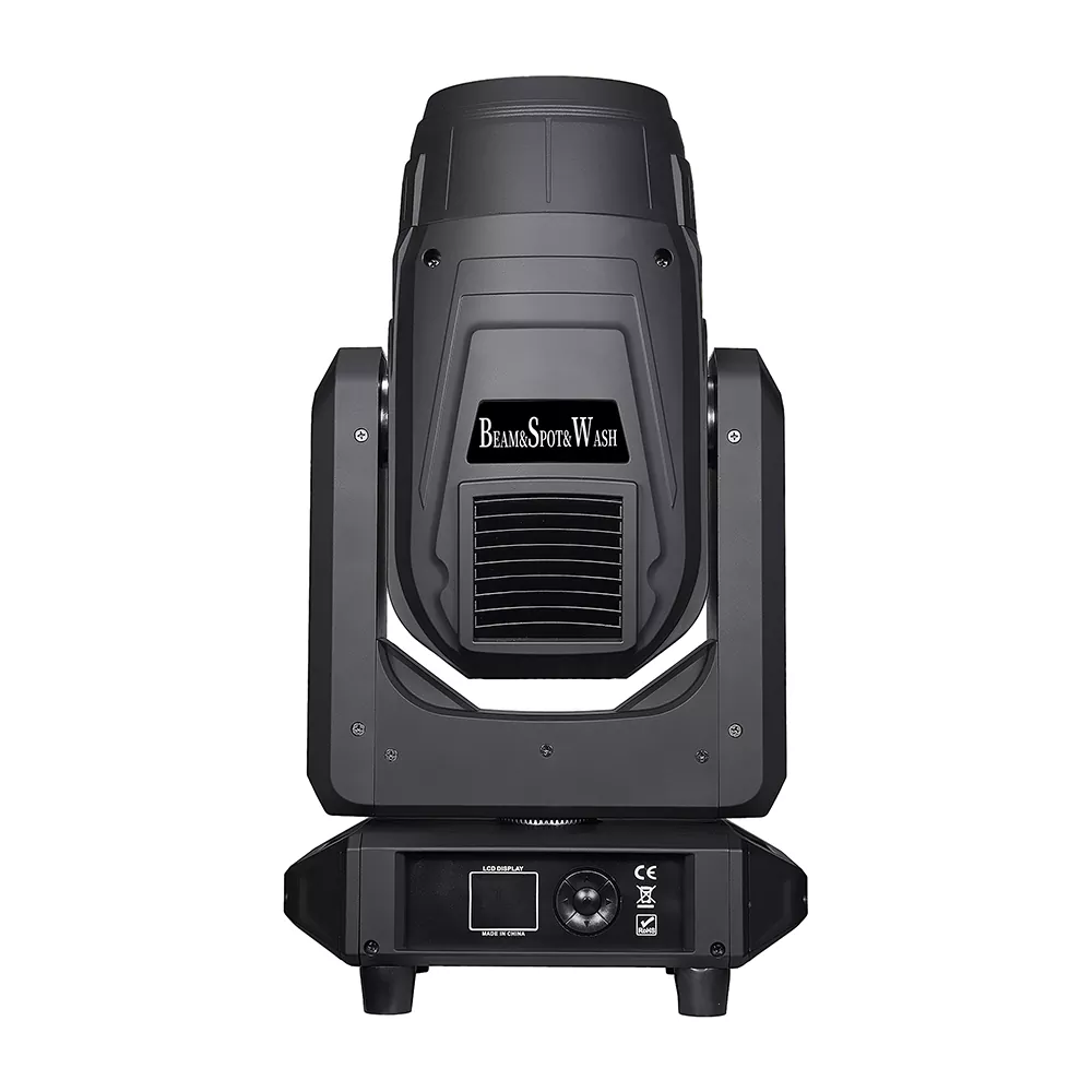300W LED Beam Spot Wash Moving Head Light 450W 9 Color 8 Rotate Gobos Pentagonal Prism Atomization Stage Fixture Electronic Dimming Mechanical Strobe Equipment Macro Effect Lamp Concert Wedding Large Stage Lighting Unit for Live Band Concert Hall Fashion Runway Show Church Event Stage Lighting