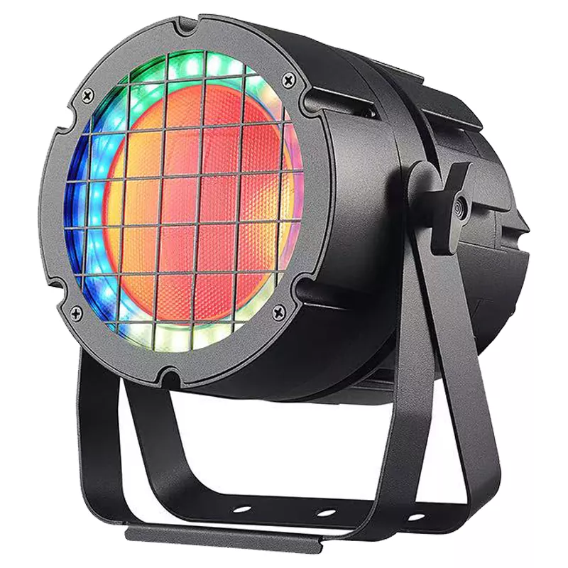 1 IP65 Waterproof Splicable RGBA+WW COB Par Light 350W RDM DMX 1800-8500K CRI92+ 12000LM 30/60° Beam Fixture Splicing Linear Wash Stage Lamp Outdoor Event Landscape Performance Unit for Wedding Lawn Stage Festival Performance Concert Venue Fashion Show Church Events Live Music