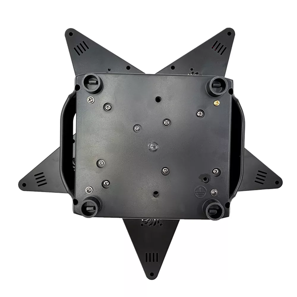 Five-pointed Star Effect Light 180W AC90-240V 14*10W RGBW LED Stripe Strobe 20Hz Flash Ultra Smooth Dimming LCD Stage Lamp Bee-eye Rotation Pixel Control Fixture Easy Truss Mount Indoor Party Lighting Unit for Party Wedding Private Event Showcase Booth Studio Pub Club Mini Stage