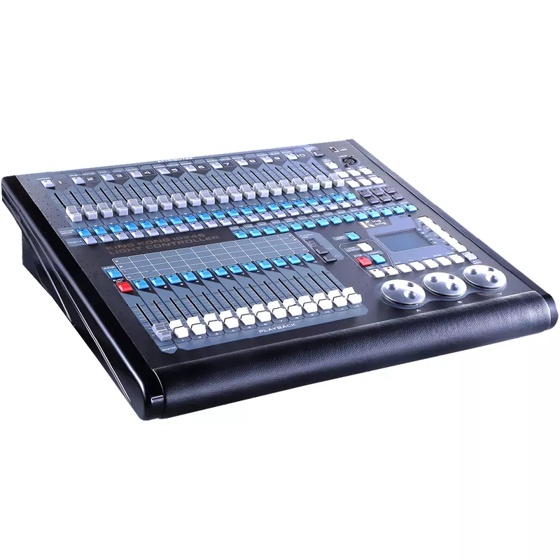 1 Kingkong 1024S DMX Console 1024CH Dual Isolated Output Art-Net RDM Simulator 227 Built-in Patterns Pearl R20 Library Stage Lighting Controller Advanced Lighting Desk Dual Language Indoor Outdoor Performance Console