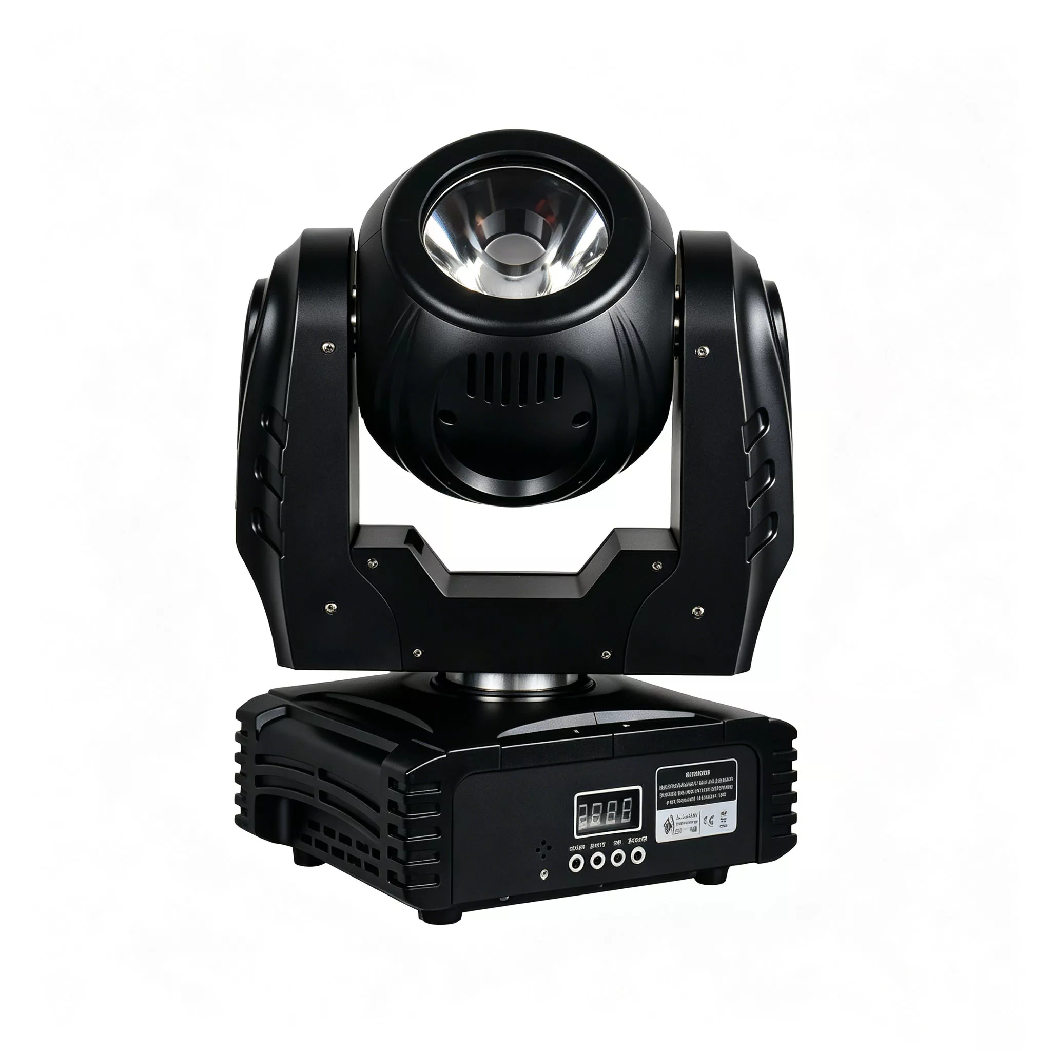 1 (2) 60W RGBW 4in1 Mini LED Beam Moving Head DMX 11° Narrow Beam IR Remote Stage Light Eight Built-in Auto Programs Ultra Compact Light Low Power High Bright Indoor Mini Spot Omega Bracket Easy Truss Mount Rental Performance Lamp for Booth Banquet Mini Stage Rental Lounge Bar