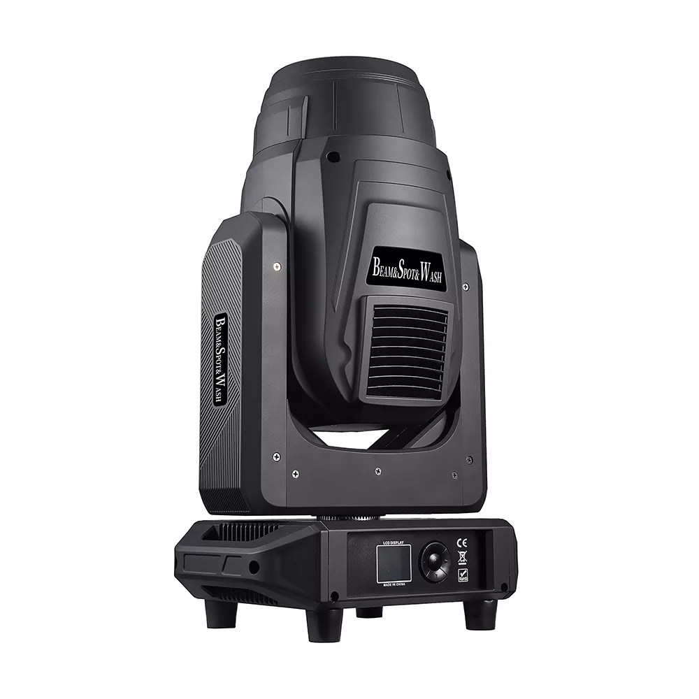 1 (2) 300W LED Beam Spot Wash Moving Head Light 450W 9 Color 8 Rotate Gobos Pentagonal Prism Atomization Stage Fixture Electronic Dimming Mechanical Strobe Equipment Macro Effect Lamp Concert Wedding Large Stage Lighting Unit for Live Band Concert Hall Fashion Runway Show Church Event Stage Lighting