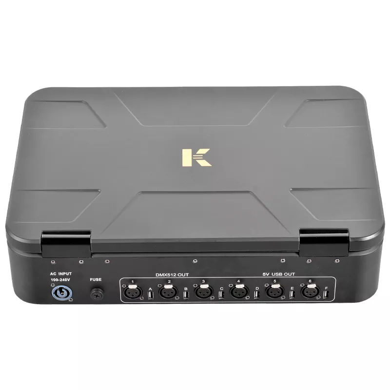 1 BATON-X6 Foldable Portable Lighting Console Independent Patent Linux OS Intel CPU 4G RAM 120G SSD 15.6Inch BOE Touch UPS 3072DMX ART-Net 8192CH Multi-Language Stage Controller One-Click Lightshow Programming Unit Performance Hardware Multi-Function Control Equipment