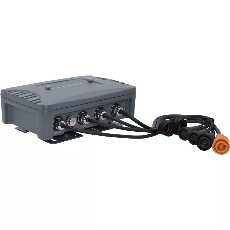 2/4/6 Way RDM Distributor Bidirectional Transfer Full Electrical Isolation Waterproof XLR Independent Driver LED Indicator Cast Aluminum UV Resist Wide AC88-256V Outdoor DMX Amplifier Multi-Channel Outdoor RDM Splitter DMX512 Amplifier for Landscape Event Light Outdoor Professional Lighting Equipment