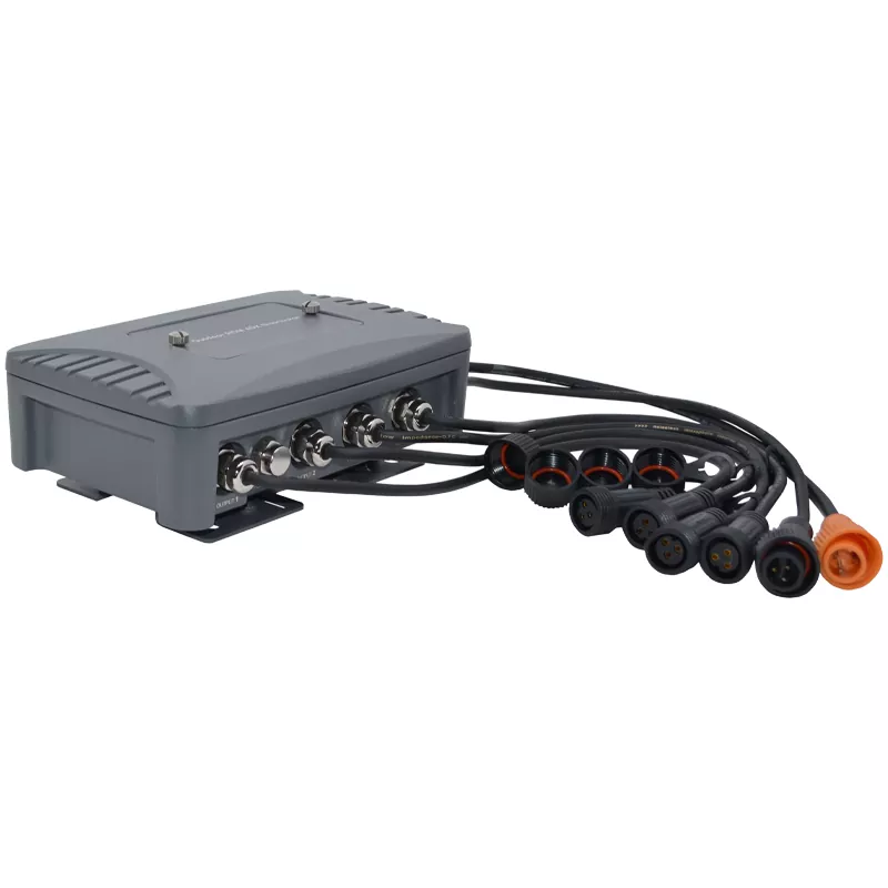 2/4/6 Way RDM Distributor Bidirectional Transfer Full Electrical Isolation Waterproof XLR Independent Driver LED Indicator Cast Aluminum UV Resist Wide AC88-256V Outdoor DMX Amplifier Multi-Channel Outdoor RDM Splitter DMX512 Amplifier for Landscape Event Light Outdoor Professional Lighting Equipment