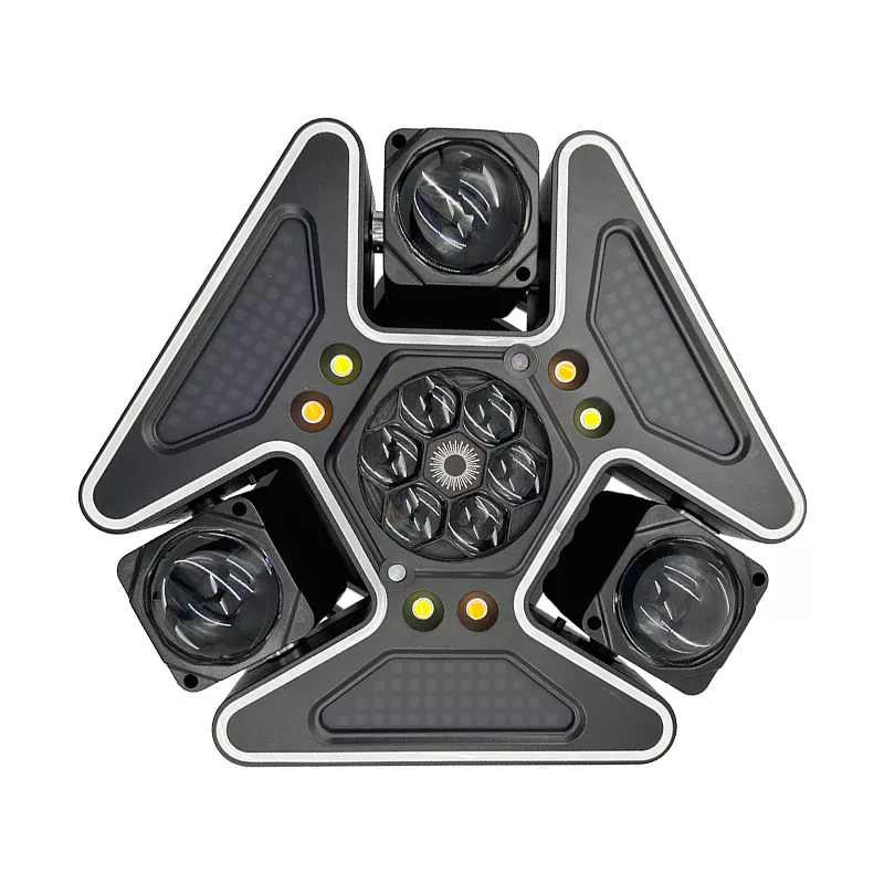 Multi LED Chips Three-in-one Beads 20F/S Strobe DMX Master-slave Auto Voice Control Digital Display Lighting Lamp 15*10W CREE RGBW Laser White Gold Strobe Stage Fixture Professional Entertainment Device Preset Light Effects Equipment for Pub KTV Bar Party Show Performance
