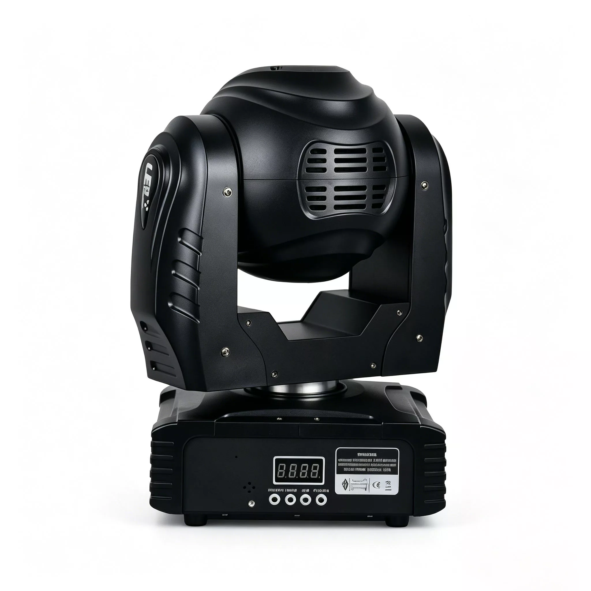 1 (4) 60W RGBW 4in1 Mini LED Beam Moving Head DMX 11° Narrow Beam IR Remote Stage Light Eight Built-in Auto Programs Ultra Compact Light Low Power High Bright Indoor Mini Spot Omega Bracket Easy Truss Mount Rental Performance Lamp for Booth Banquet Mini Stage Rental Lounge Bar