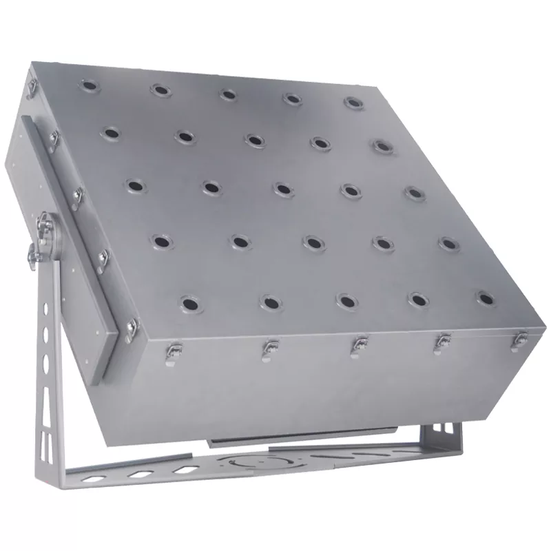 5*5 Fat Beam RGB Laser Array Light Matrix 25 Emitters 256-step Dimming IP65 Water-resistant 90-channel DMX Multi Modes High-stability Diode Tunable Rays Stage Lighting with Case IP65 Outdoor for Landscape Park Event Celebration Exhibition Decor