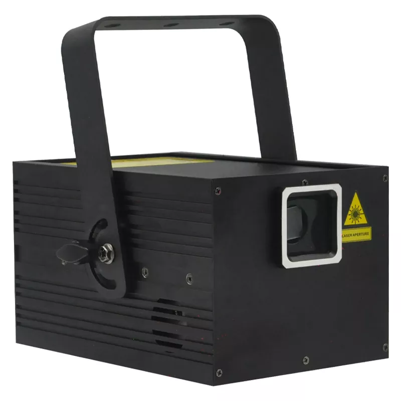 1 4-in-1 RGB Animation Laser 20KPPS 20° Scanner 10/20CH DMX Sound Auto Master-Slave Hundreds Graphics Beam Effects Rotate Zoom Draw Auto Cutoff Safety Lock 100-250V 2.9Kg Light Fixture Multi-effect Laser Light 3D Line Portable Entertainment Lamp for KTV Bar Party Venues Indoor Stage Light
