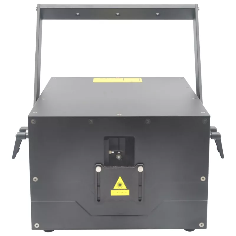 1 20W High-power RGB Laser 40KPPS 50° Scanner IP61 Dustproof Analog Modulation TF Card 11/31/61CH DMX ILDA Sound Auto Master-Slave Multi Interfaces Full Safety System 300W Stage Light RJ45 DB25 XLR Professional Lighting Device Professional Lighting Device Indoor Outdoor Entertainment Equipment for Stage Landscape Shows