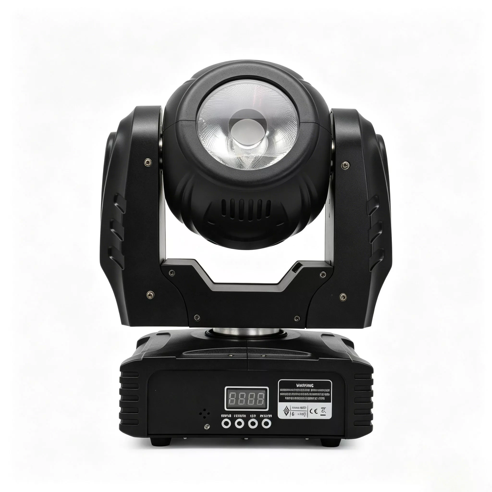 1 (6) 60W RGBW 4in1 Mini LED Beam Moving Head DMX 11° Narrow Beam IR Remote Stage Light Eight Built-in Auto Programs Ultra Compact Light Low Power High Bright Indoor Mini Spot Omega Bracket Easy Truss Mount Rental Performance Lamp for Booth Banquet Mini Stage Rental Lounge Bar