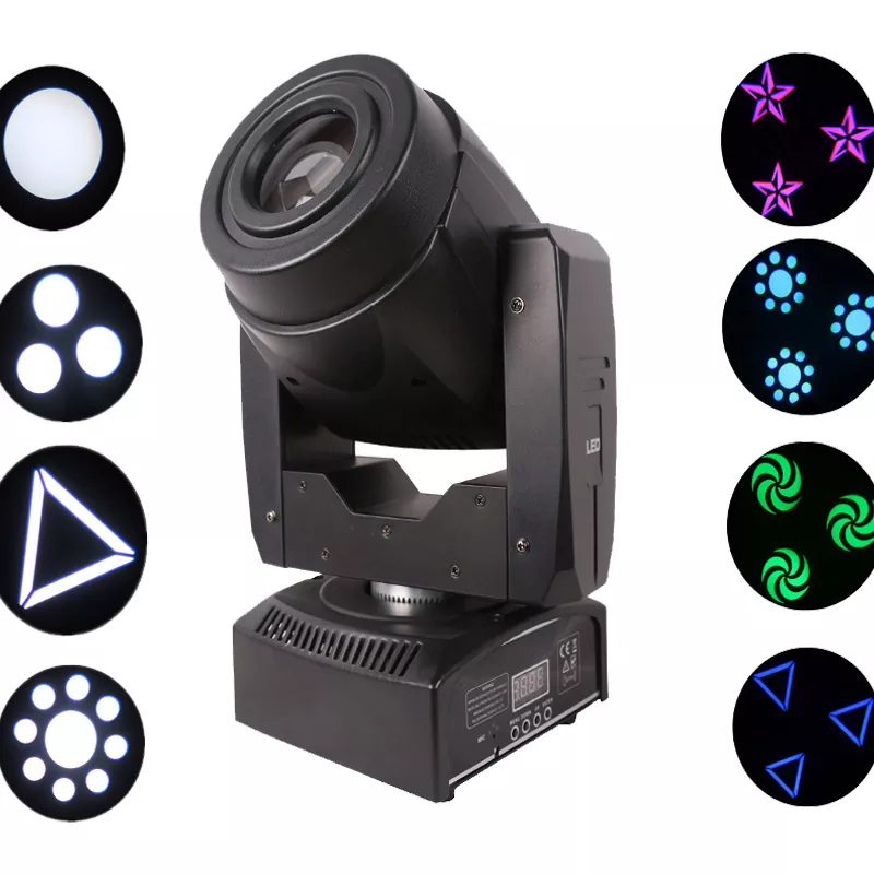 1 60W/90W LED Spot Moving Head Dual Models DMX 16bit Scan Electronic Focus Triple Prism Stage Light High Bright White LED Multi DMX Channel Beam Performance Lamp Indoor Party Wedding Club Equipment for Lounge Disco Event Launch Stage Performance Show