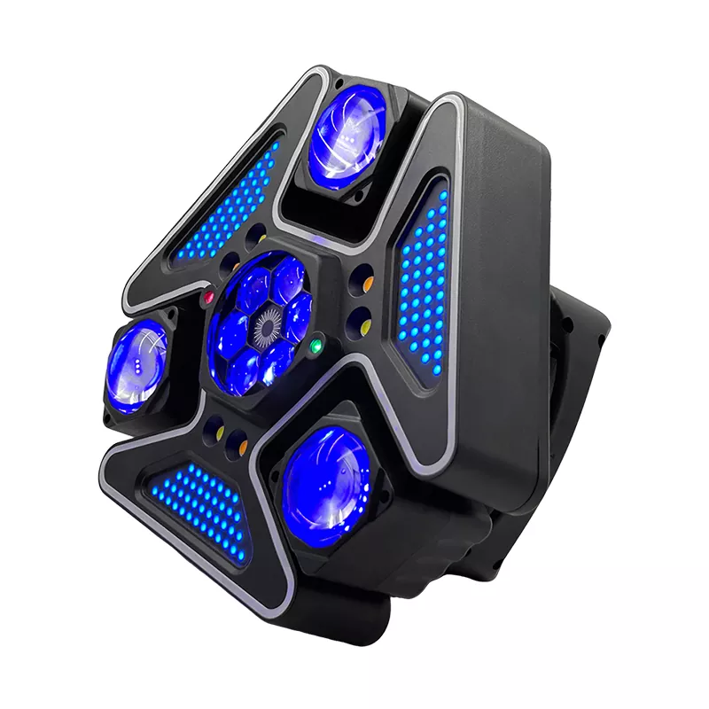 Multi LED Chips Three-in-one Beads 20F/S Strobe DMX Master-slave Auto Voice Control Digital Display Lighting Lamp 15*10W CREE RGBW Laser White Gold Strobe Stage Fixture Professional Entertainment Device Preset Light Effects Equipment for Pub KTV Bar Party Show Performance