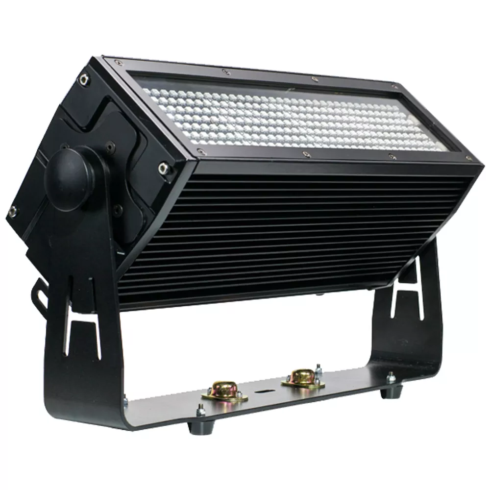 1 288PCS RGB Waterproof Seg Strobe Light 105W DMX 120° Wide Beam OLED Screen Outdoor Stage Fixture Individual Segmented Pixel Control 20000H Long Lifespan Sync Equipment Outdoor Event Landscape Performance Light for Ceremony City Square Evening Gala Stage