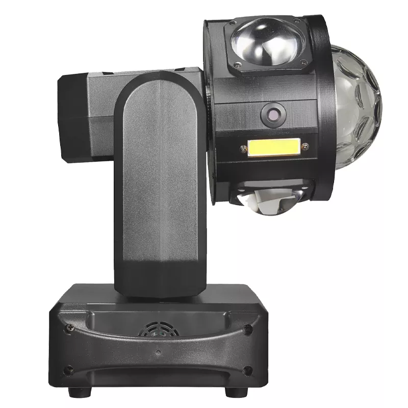 1 LED Flying Star Hammer Light 100W 19/25 DMX 4° Beam RGBW Laser Stripe Strobe Air Cooling Stage Lamp for Party Lighting Unit Performance Night Bar Disco Venue Fashion Show Mobile Rental Mini Stage