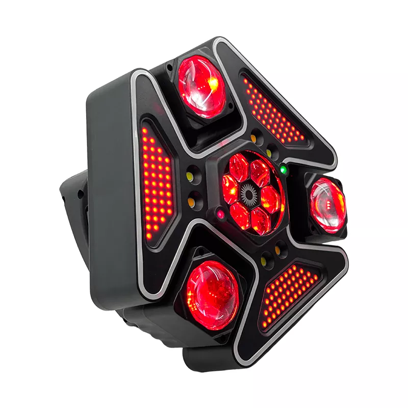 Multi LED Chips Three-in-one Beads 20F/S Strobe DMX Master-slave Auto Voice Control Digital Display Lighting Lamp 15*10W CREE RGBW Laser White Gold Strobe Stage Fixture Professional Entertainment Device Preset Light Effects Equipment for Pub KTV Bar Party Show Performance