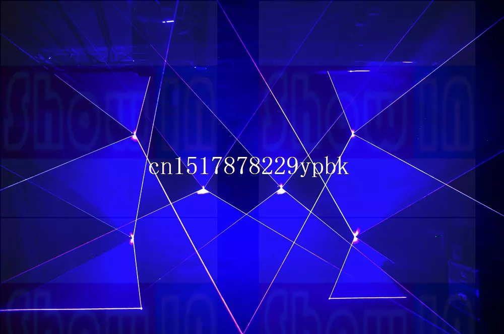15W RGB Diode Laser 40KPPS 50° Scanner Analog Modulation IP51 18/25CH DMX ILDA Sound Auto Master-Slave Support RJ45 DB25 XLR Ports TF Card Multi Safety Interfaces 300W Stage Lighting Device Indoor Outdoor Performance Equipment Professional Laser Projector