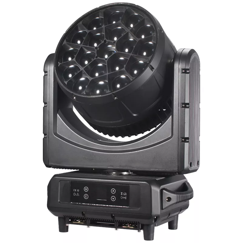 12 19*40W RGBW LED Moving Head Light Bee Eye Wash Zoom 820W 50000H Lifespan IP65 7°-45° Zoom 540°X 220°Y DMX RDM ARTNET USB Multi Channels LCD Touch Stage Fixture CCT 2500-10000K Single Control Lighting Device Die-cast Aluminum Housing Performance Light Precise Integrated Optics Stage Moving Head