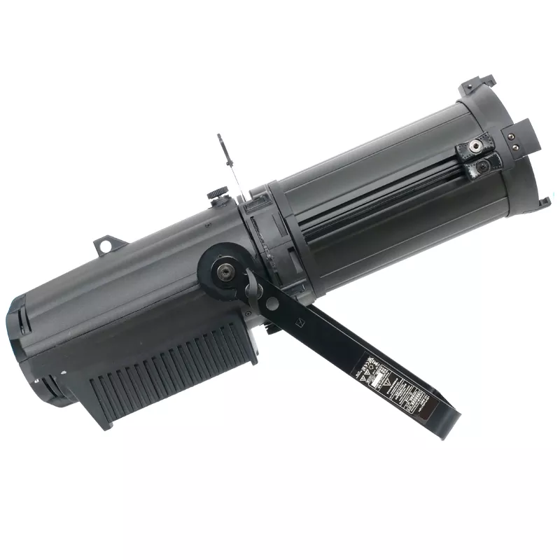 200W 300W COB RGBW CW WW LED Profile Spotlight Manual Zoom 50000H Lifespan 12-30/25-50Deg Aspheric Lens Four Dim Curves RDM DMX Master-Slave IP20 Aluminum Stage Lamp Studio Light for Wedding Gallery Commercial Stage Lighting Unit