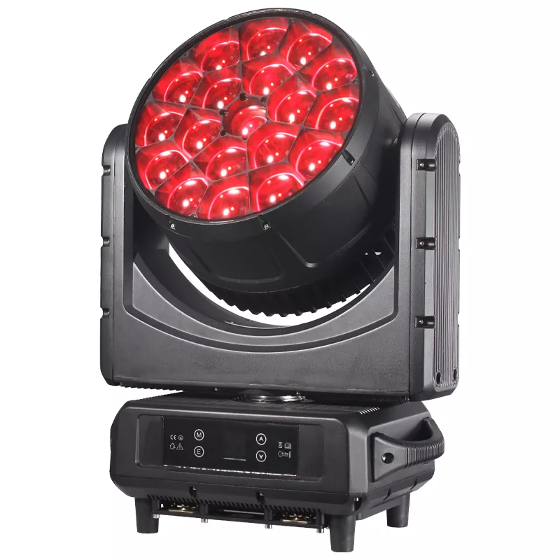13 19*40W RGBW LED Moving Head Light Bee Eye Wash Zoom 820W 50000H Lifespan IP65 7°-45° Zoom 540°X 220°Y DMX RDM ARTNET USB Multi Channels LCD Touch Stage Fixture CCT 2500-10000K Single Control Lighting Device Die-cast Aluminum Housing Performance Light Precise Integrated Optics Stage Moving Head