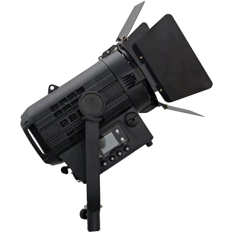 2 600W RGBALC 6IN1 COB Fresnel Ra≥95 1850-20000K 10-90° Auto Manual Zoom Four Dim Curve 600-40000Hz DMX RDM Art-Net sACN IP65 Magnesium Alloy Stage Light Outdoor Fixture Professional Broadcast Theatre Wash Equipment for Large Outdoor Event Wedding Stage Lighting