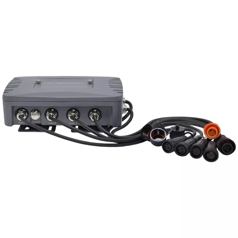 2/4/6 Way RDM Distributor Bidirectional Transfer Full Electrical Isolation Waterproof XLR Independent Driver LED Indicator Cast Aluminum UV Resist Wide AC88-256V Outdoor DMX Amplifier Multi-Channel Outdoor RDM Splitter DMX512 Amplifier for Landscape Event Light Outdoor Professional Lighting Equipment