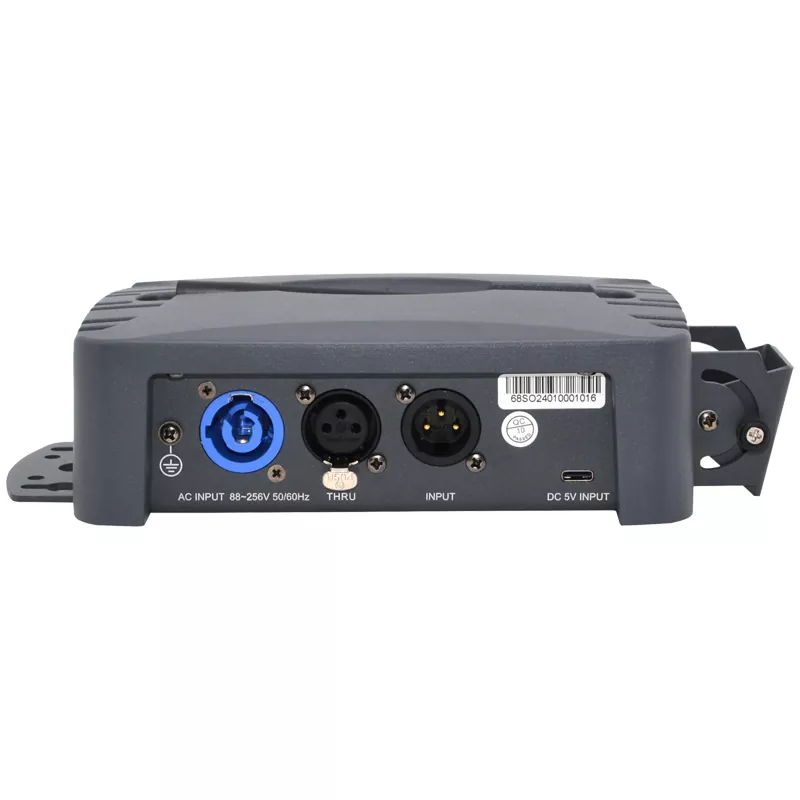 Indoor DMX Wireless Transceiver CRMX W-DMX Tech 300M Range 20-26.4DBM Cast Aluminum Neutrik 3Pin XLR Multi Installation Wide Voltage Anti-interference CE UL Standard Wireless DMX Receiver Transmitter Professional Lighting Device 2403-2479MHZ Wireless DMX System Indoor Stage Accessory for Live Stage Equipment