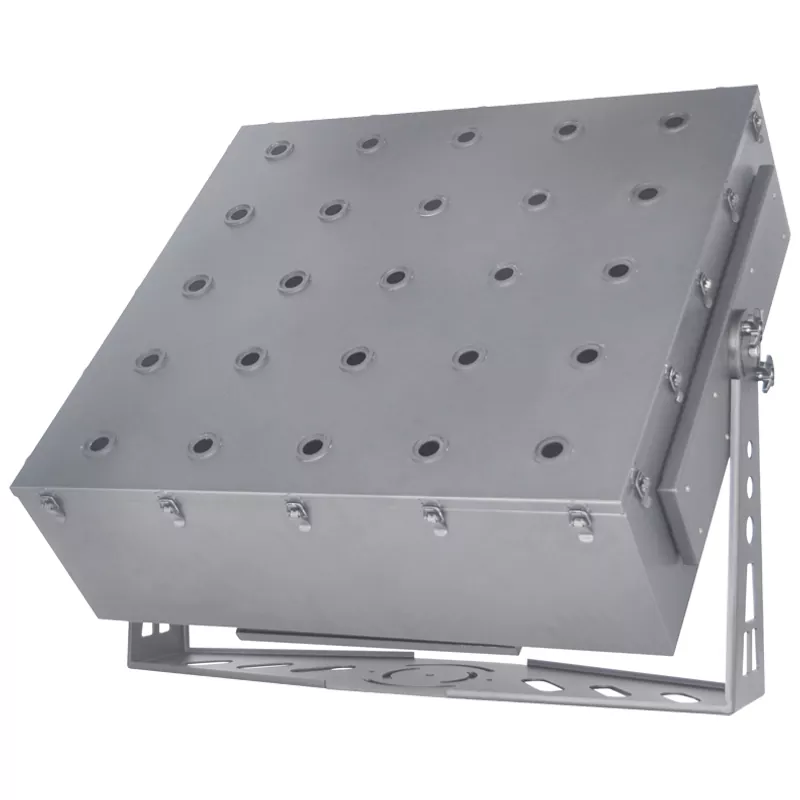 5*5 Fat Beam RGB Laser Array Light Matrix 25 Emitters 256-step Dimming IP65 Water-resistant 90-channel DMX Multi Modes High-stability Diode Tunable Rays Stage Lighting with Case IP65 Outdoor for Landscape Park Event Celebration Exhibition Decor