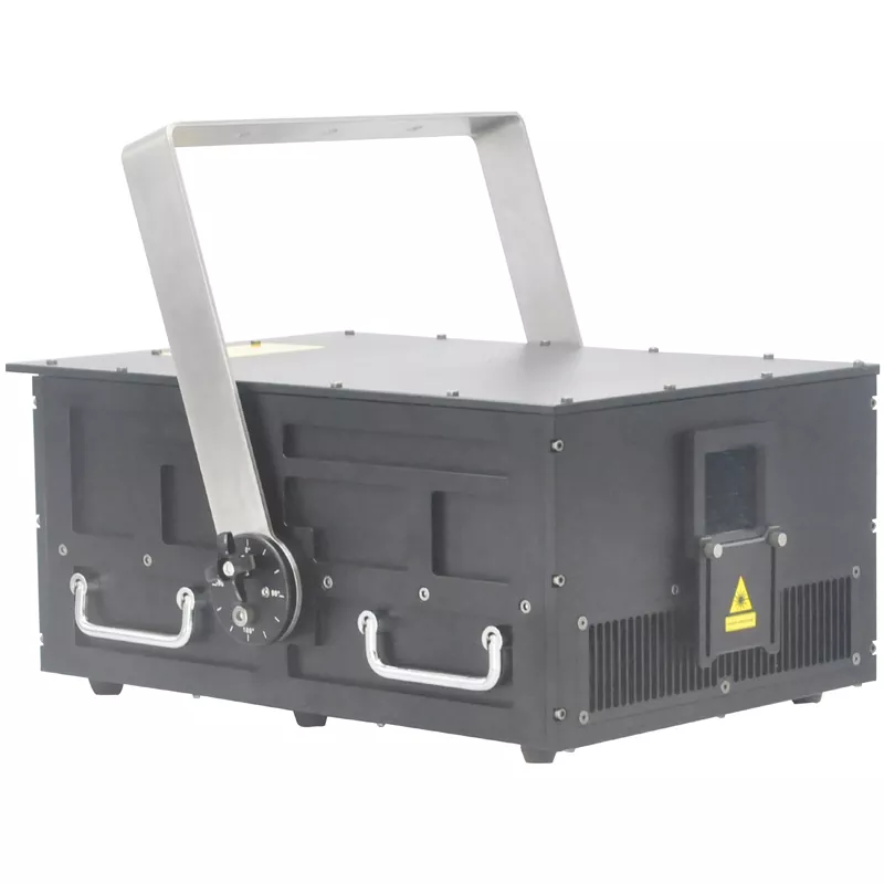 2 IP65 Outdoor High Power RGB Laser Dual-layer Housing Pure Diode 30KPPS High-precision Scanner Linear Dimming LCD Touch ILDA DMX Sound Auto Safety Lock Beam Protection Long Lifespan Stage Light Entertainment Fixture for Outdoor Events Landscapes Music Festival Carnival Large Stage Performance