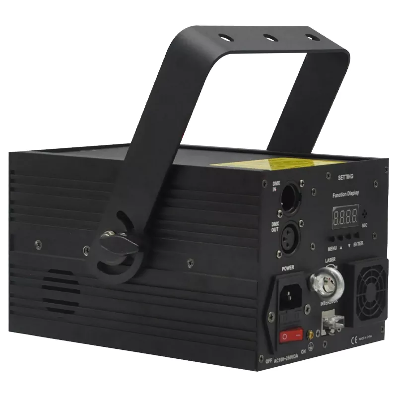 2 4-in-1 RGB Animation Laser 20KPPS 20° Scanner 10/20CH DMX Sound Auto Master-Slave Hundreds Graphics Beam Effects Rotate Zoom Draw Auto Cutoff Safety Lock 100-250V 2.9Kg Light Fixture Multi-effect Laser Light 3D Line Portable Entertainment Lamp for KTV Bar Party Venues Indoor Stage Light