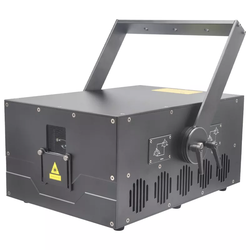 2 20W High-power RGB Laser 40KPPS 50° Scanner IP61 Dustproof Analog Modulation TF Card 11/31/61CH DMX ILDA Sound Auto Master-Slave Multi Interfaces Full Safety System 300W Stage Light RJ45 DB25 XLR Professional Lighting Device Professional Lighting Device Indoor Outdoor Entertainment Equipment for Stage Landscape Shows