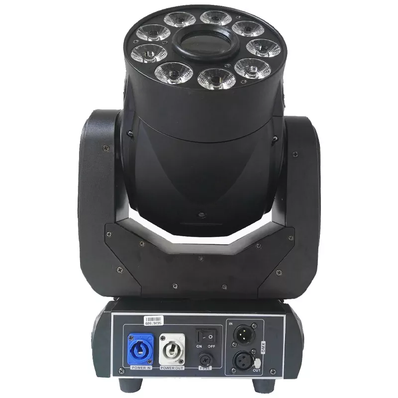 2 Dual Function Spot Wash Moving Head 75W+9*12W 6in1 LED 16bit Prism Electronic Focus LCD Stage Light Mini 30W Indoor Performance Lamp for Banquet Show Wedding Disco Party KTV Entertainment Venue