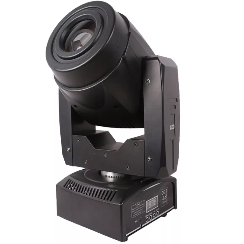 60W/90W LED Spot Moving Head Dual Models DMX 16bit Scan Electronic Focus Triple Prism Stage Light High Bright White LED Multi DMX Channel Beam Performance Lamp Indoor Party Wedding Club Equipment for Lounge Disco Event Launch Stage Performance Show