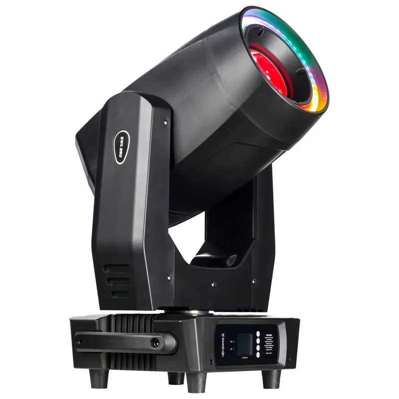280W BWS LED Ring Moving Head 250W White 96RGB Strip AC100-240V 22/25 DMX 8.5-35° Zoom LCD IP20 Stage Light Electronic Focus Multi Strobe Fixture Wide Adjustable Beam Equipment Multi Scene Programmable Performance Lamp for Banquet Club Venue Festival Wedding Evening Party Stage