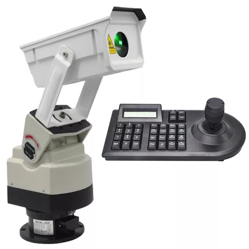 2 1W/2W/3W Green Bird Laser Scaring Animal Road Guide Laser 525nm IP65 10000H Lifespan Master-slave Sync Waterproof Light Waterproof Signal Connectors Fixture Narrow Beam Long Distance Outdoor Traffic Road Safety Laser Unit for Parking Agriculture Farmland Airport Planting Highway Tunnel Entrance