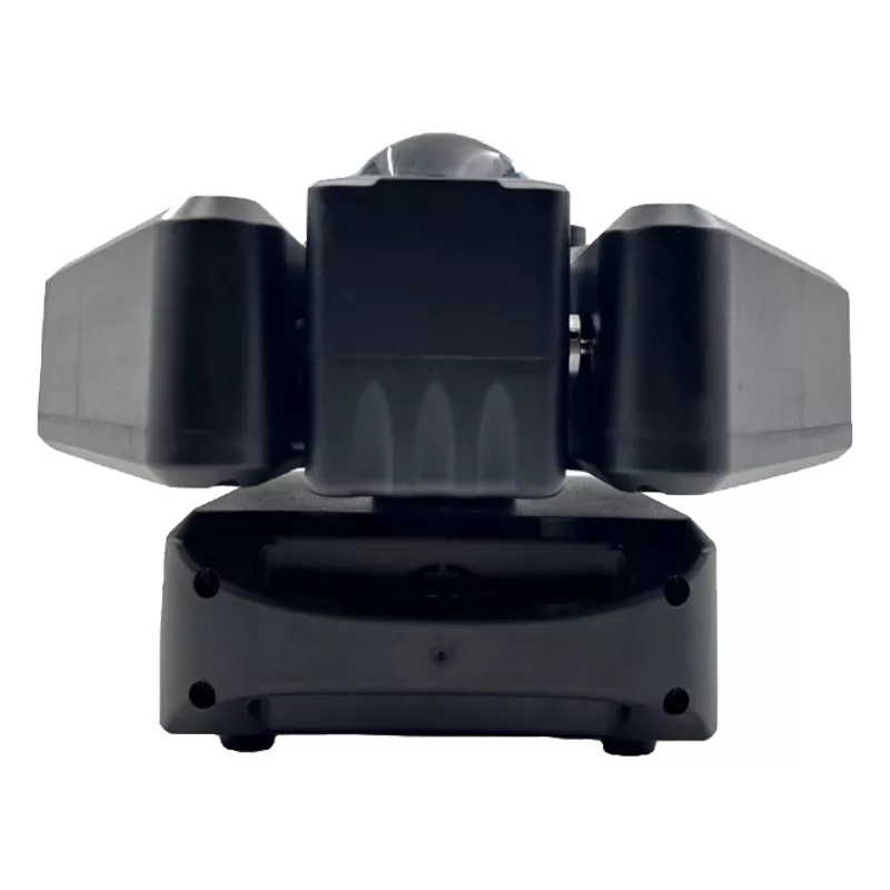 Three Head Electrodeless Effect Light 150W DMX CREE RGBW Dual Laser RGB Strip White Strobe 20Hz Ultra Smooth Dimming Stage Lamp Sync Multiple Built-in Macro Light Show Fixture Separate Bee-eye & Strip Control Indoor Party KTV Performance Unit for Disco Boutique Cafe Live Music Wedding Venue Disco Mini Stage
