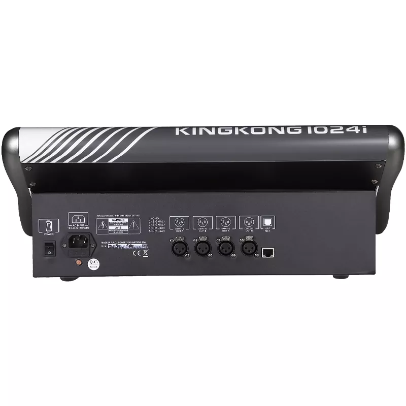 2 King Kong 1024I DMX Console 1024 Channels Dual Isolated Output Art-Net Port RDM Function Built-in Simulator R20 Pearl Library Lighting Controller Dual Language 10 Faders Light Desk Indoor Outdoor Event Hardware Professional Stage Performance Equipment