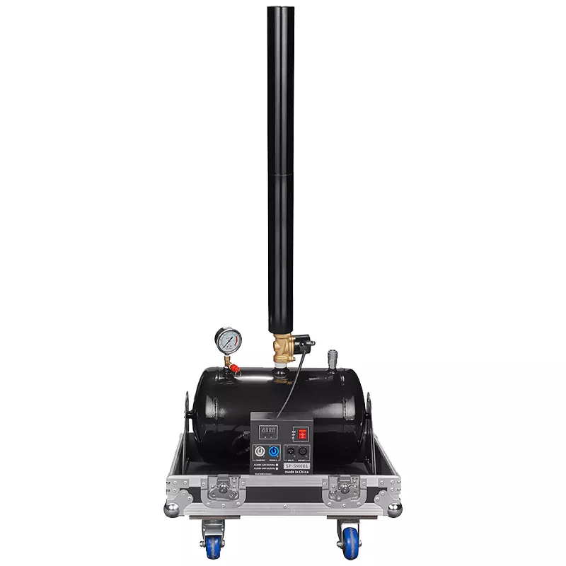DMX512 Large Confetti Cannon Machine Blaster 180W/10-15m High Power Confetti Cannon Compressed Air with Case Stage Celebration Device Manual Adjustable Angle for Wedding Party Event Show Ceremony Club