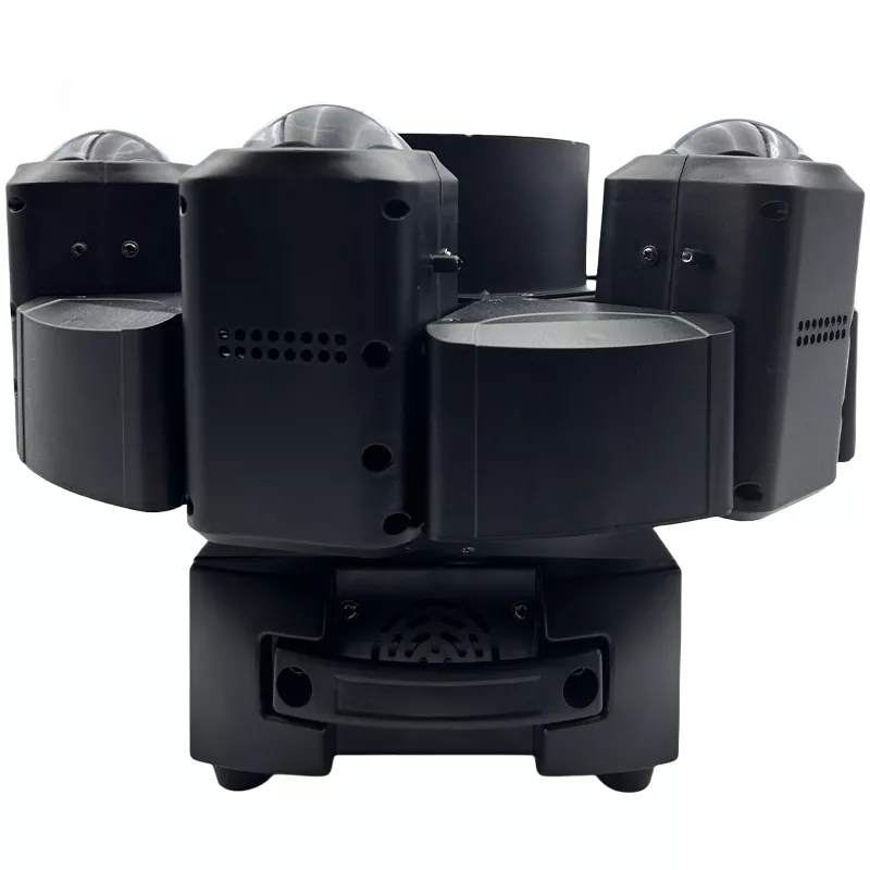 Six Arm Diamond Moving Head Light 400W 6*40W RGBW+6*10W Beams+100mW Green Laser Ultra Smooth Dimming Stage Fixture Disco Restaurant Wedding Live Band Performance Unit for Live Band Concert Venue Fashion Show Performance Mini Stage Wedding Banquet
