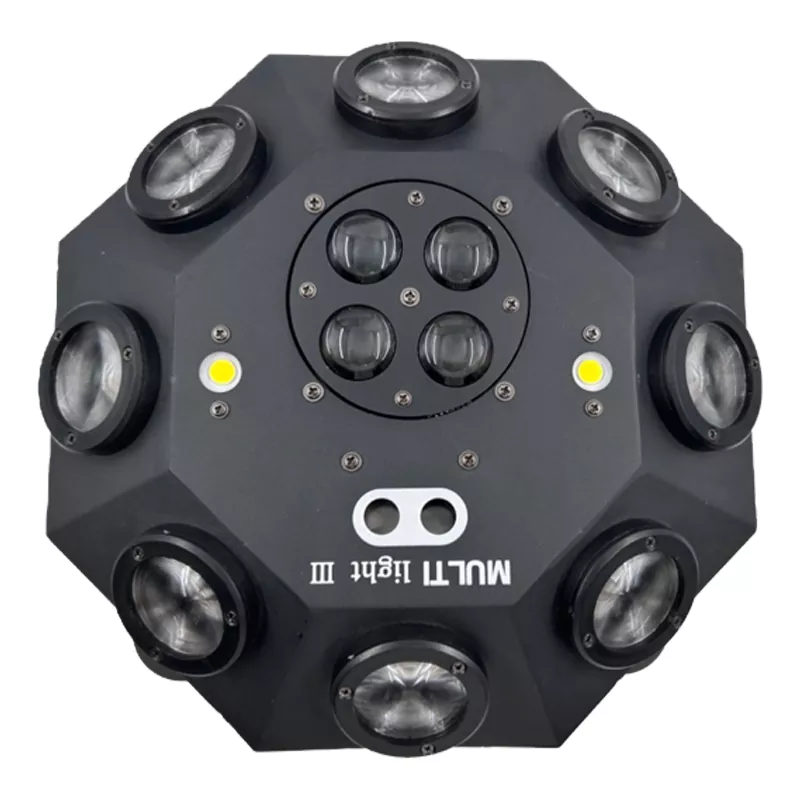 3 Super 5in1 LED Effect Stage Light 200W Laser Beam Strobe Bee Eye Pattern Super Smooth Dimming Rotary Effect Fixture Bar Disco Dance Hall Mini Stage Unit for Youth Disco Live Music Dance Studio Mini Performance Club Rental Booth Party Zone