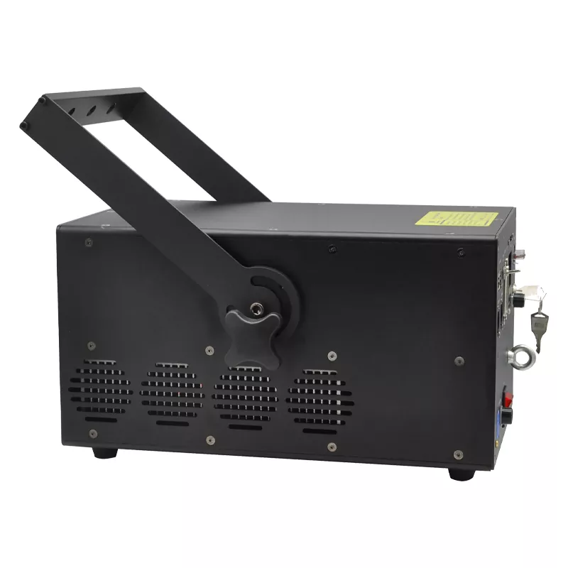 331 15W RGB Diode Laser 40KPPS 50° Scanner Analog Modulation IP51 18/25CH DMX ILDA Sound Auto Master-Slave Support RJ45 DB25 XLR Ports TF Card Multi Safety Interfaces 300W Stage Lighting Device Indoor Outdoor Performance Equipment Professional Laser Projector
