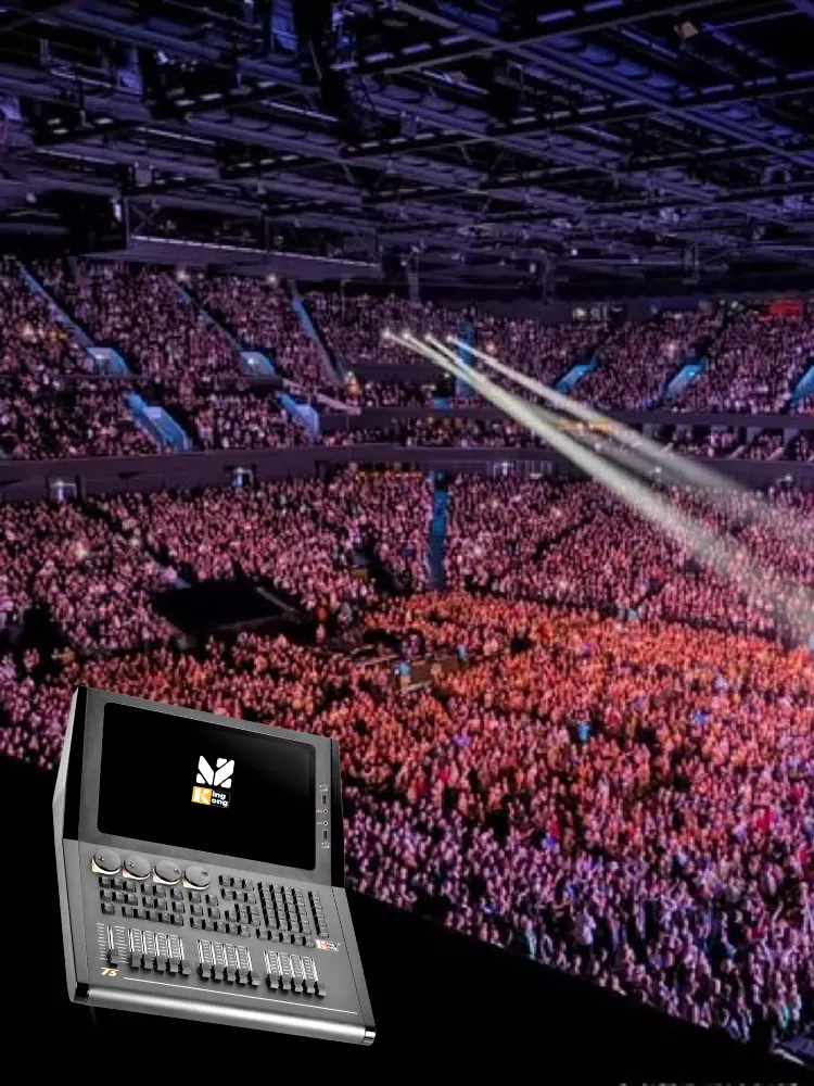 34 T3 Touch DMX Lighting Console Ubuntu Custom Multi-Language OS 4G RAM Quad-Core CPU 15.6inch Touch Screen 4 Isolated DMX Ports ART-Net Extendable Up To 4096 DMX Channels Stage Controller RJ45 LAN WIFI Dual Console Universal Voltage Indoor Outdoor Event Lighting Unit