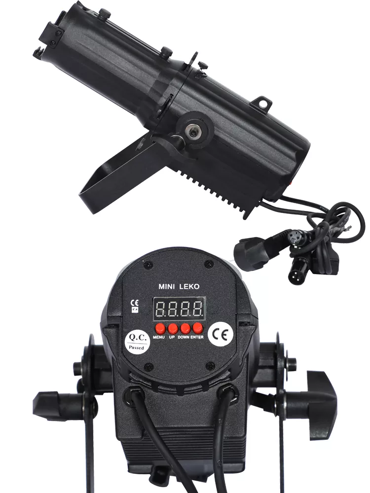 60W Mini Profile LED Spot Light Single CW WW 2IN1 RGBW Four Options Ra≥95 20-35 Manual Zoom 0-100 Linear Dim DMX RDM Master-Slave Sound Auto Control Aluminum Compact Indoor Lamp Silent Fan Commercial Show Equipment for Indoor Display Event Lighting Unit Gallery Restaurant Boutique Stage Lighting